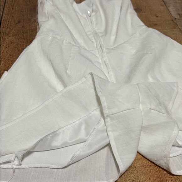 Mi Ami Francesca’s Carolina Linen Romper Sz Medium NWT - Picture 7 of 14